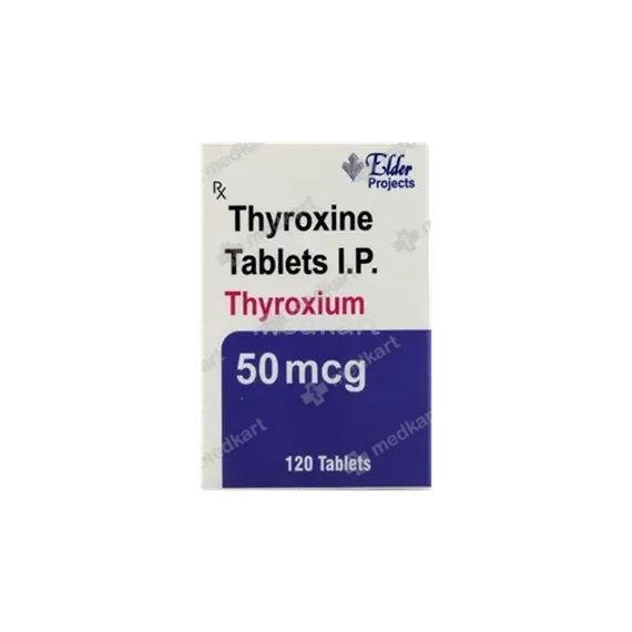 thyroxium 50mcg tablet 120's